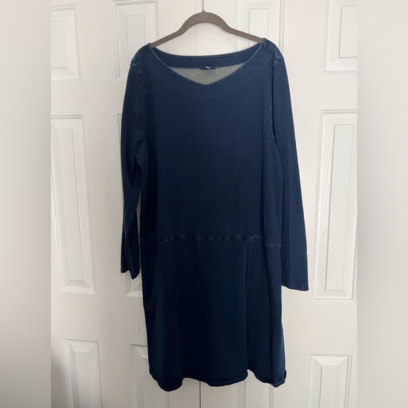 J. Jill Dresses Jjill Pure Jill Denim Dress Size Xl Euc Poshmark